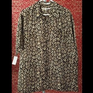 PERRY ELLIS Hawaiian Shirt L 💥